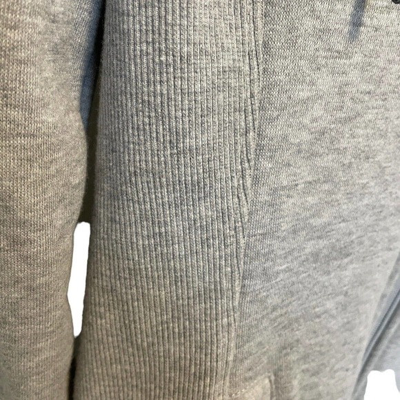Mondetta Sport Hoodie Gray thumbholes full zip Sz M pockets fleece lined - Picture 7 of 9